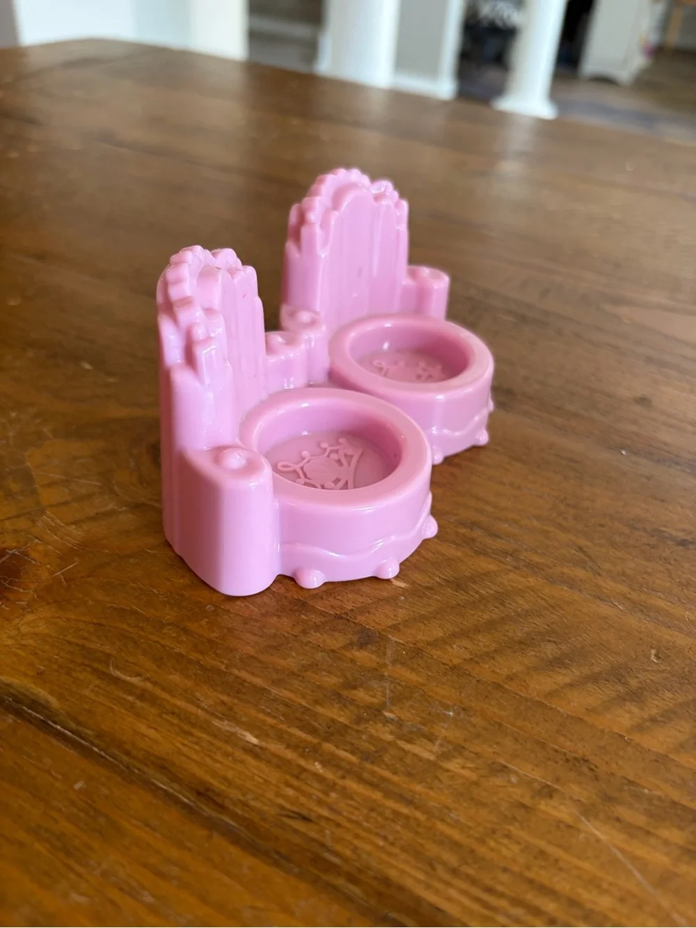 Fisher Price Little People Castle Palace Double Throne For King & Queen as is